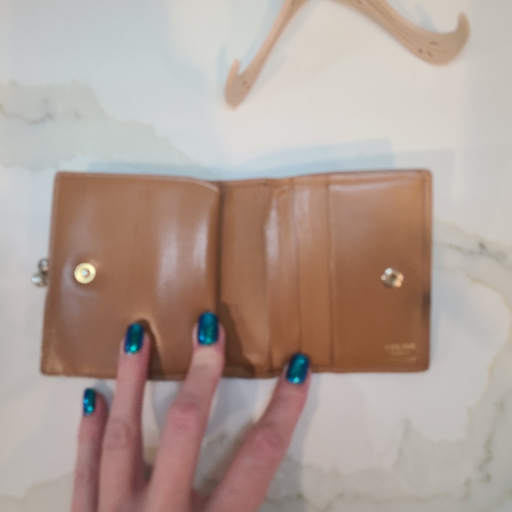 Celine Vintage Kisslock Tan and Brown  Wallet Fair - Picture 8 of 11